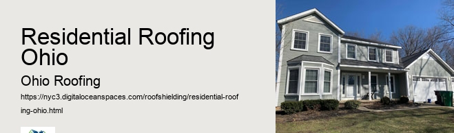 Residential Roofing Ohio