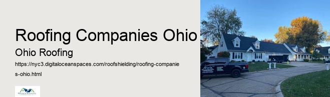 Roofing Companies Ohio