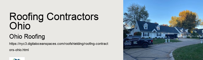 Roofing Contractors Ohio