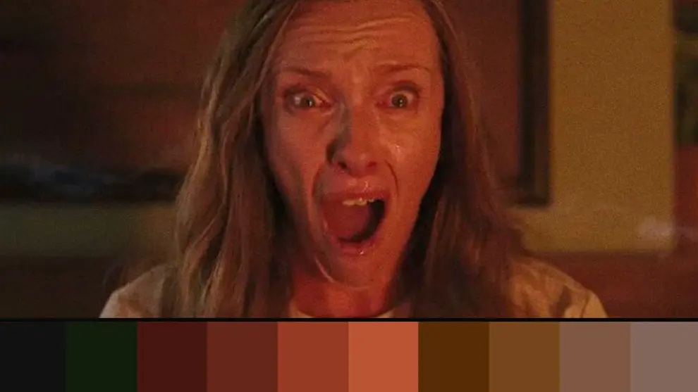 estudo das cores - filme terror