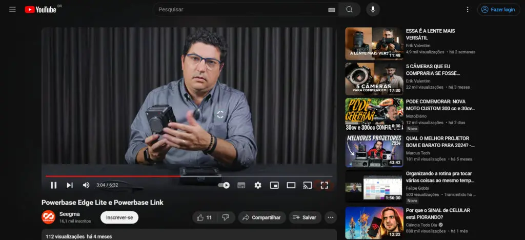 youtube - produção em vídeo
