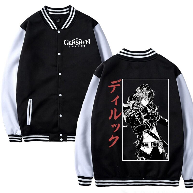 Genshin-jackets-diluc-anime-printing-baseball-jacket - Genshin Stores
