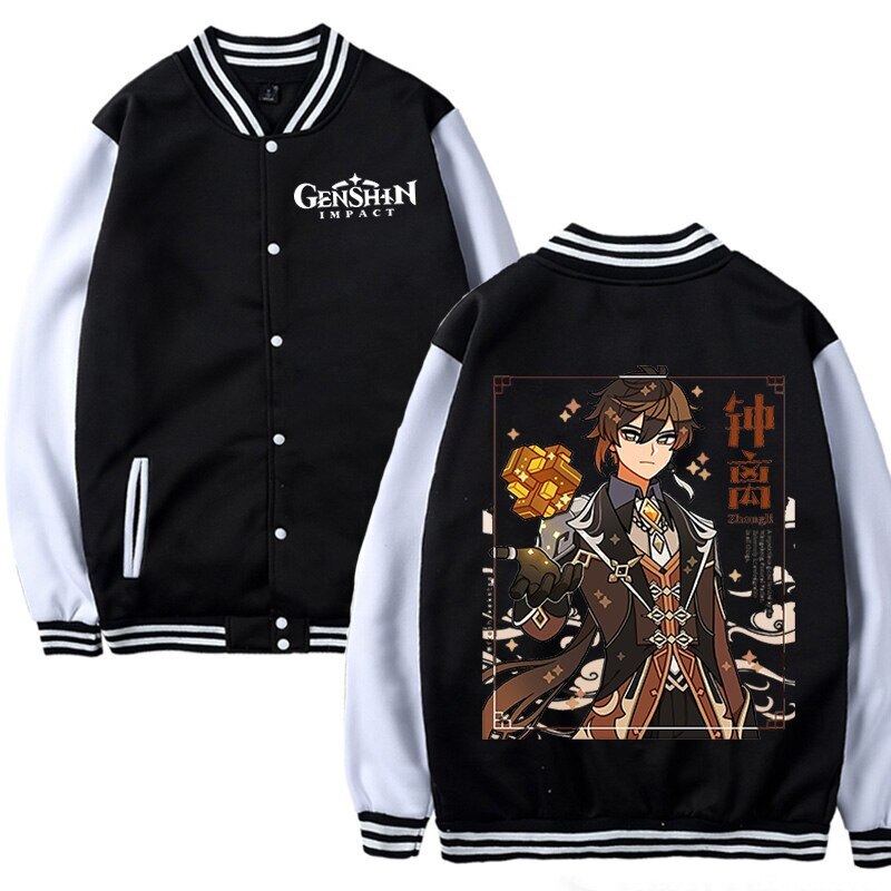 Genshin-jackets-zhongli-long-sleeve-baseball-jacket - Genshin Stores