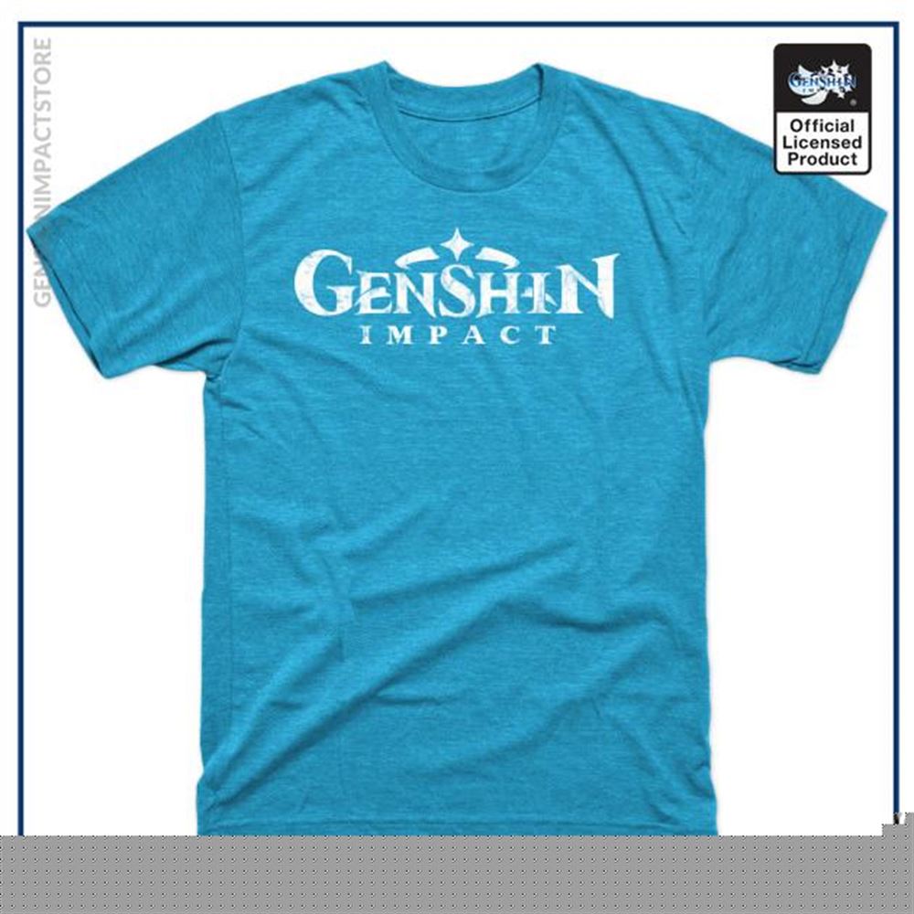 Genshin-t-shirt-logo - Full Size To 5xl