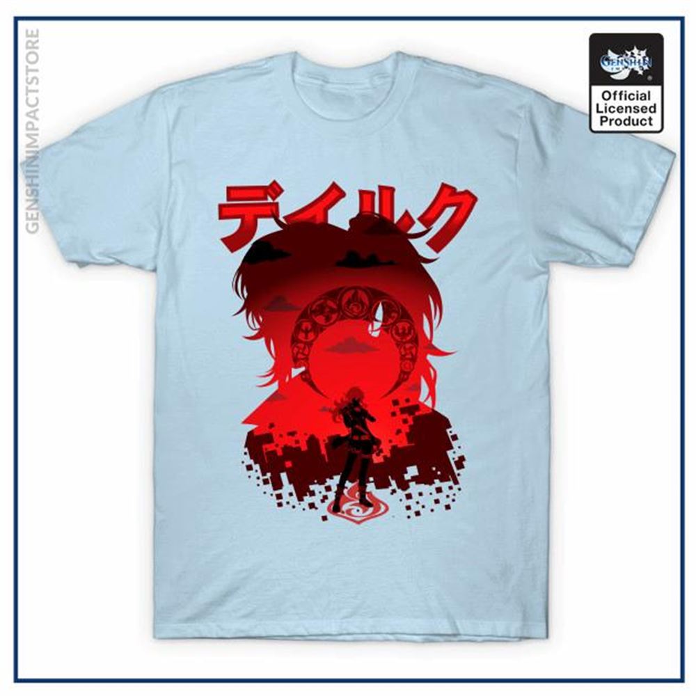 Genshin-t-shirt-genshin-impact-diluc-pyro-emperor - Full Size To 5xl