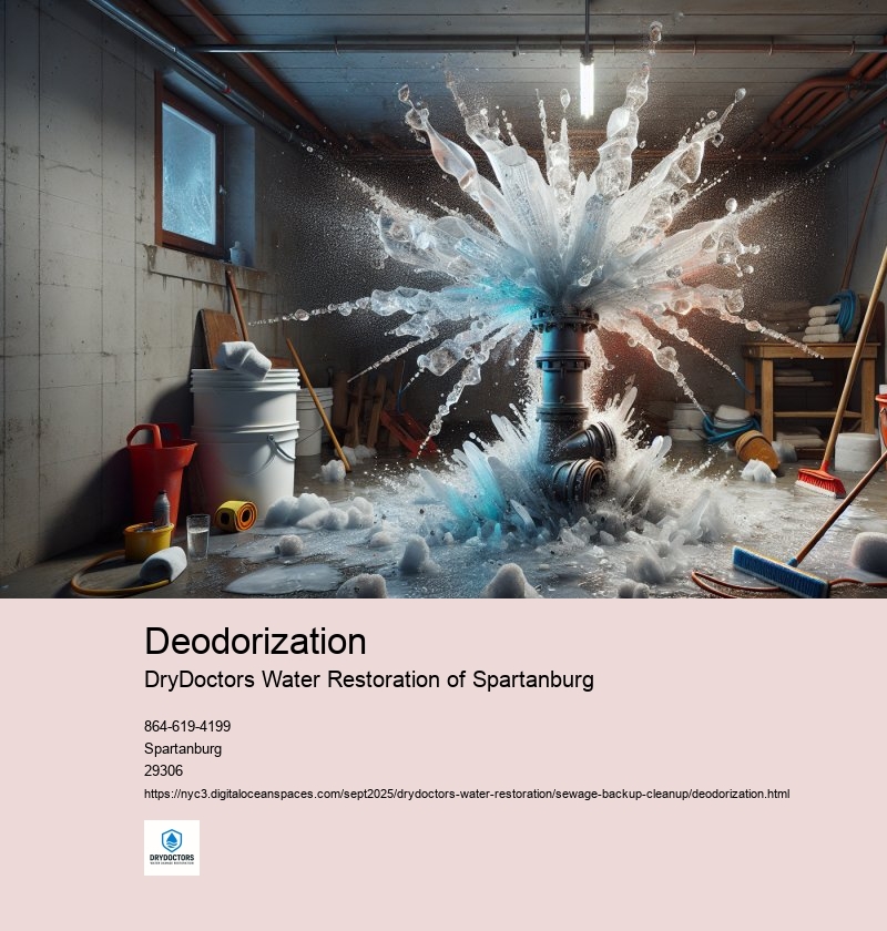 Importance of Deodorization in Sewage Backup Cleanup