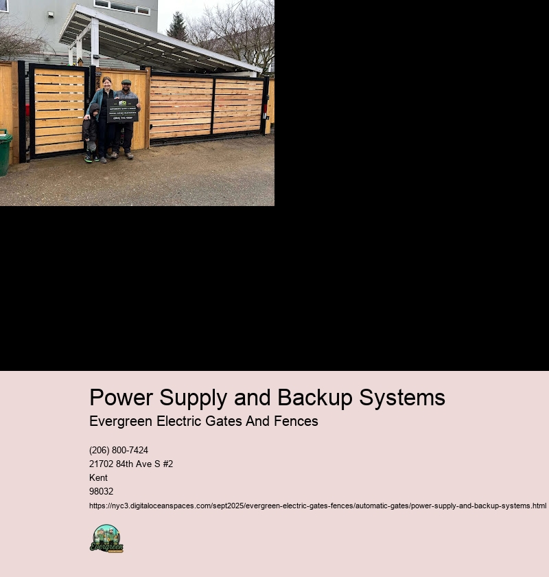 Power Supply and Backup Systems
