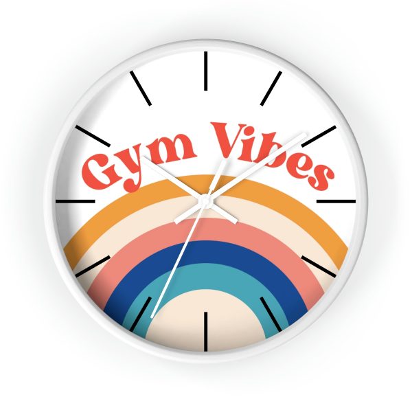 Gym Vibes Wall Clock