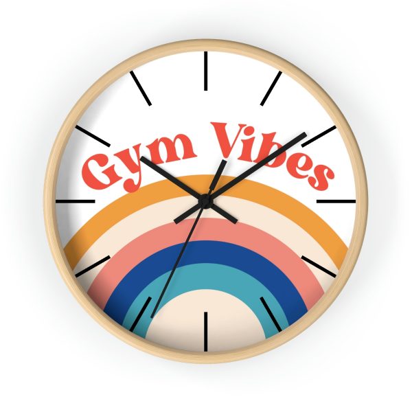 Gym Vibes Wall Clock