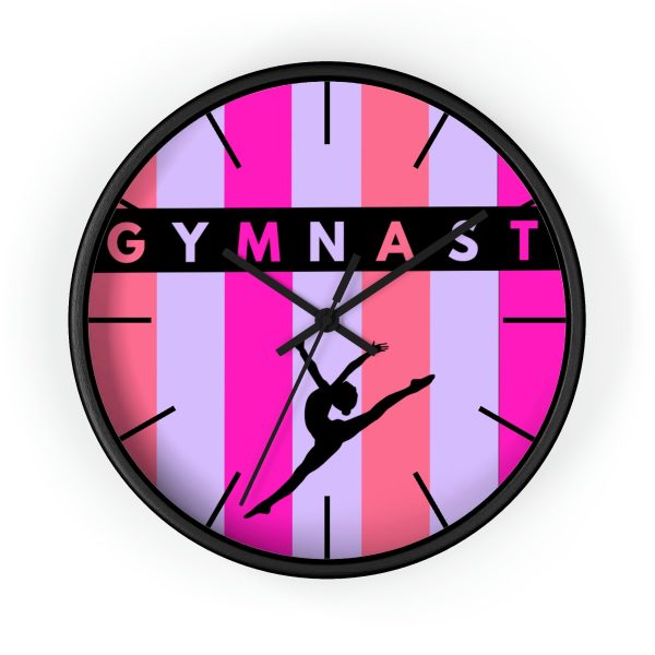 Colourful Gymnast Wall Clock