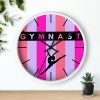 Colourful Gymnast Wall Clock