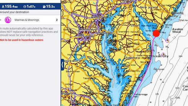 Cape May to Norfolk outside