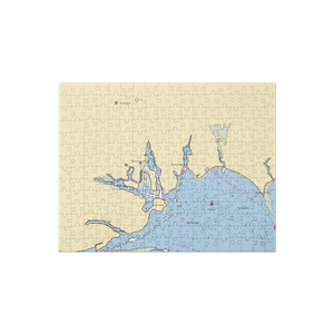 Lighthouse Marina (Holtsville, NY) NOAA Chart Jigsaw Puzzle