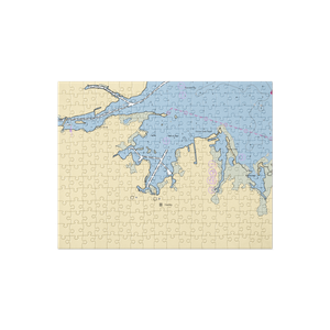 B and E Marine (Holtsville, NY) NOAA Chart Jigsaw Puzzle