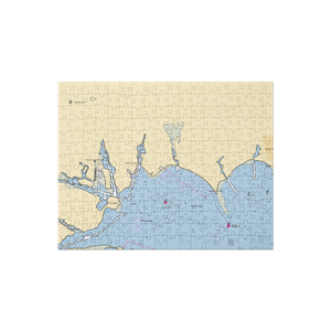 Dreamer's Cove Motel (Holtsville, NY) NOAA Chart Jigsaw Puzzle