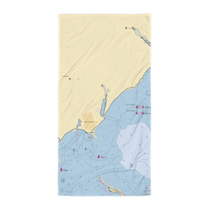 East Creek Marina Of Jamesport (Holtsville, NY) NOAA Chart Towel