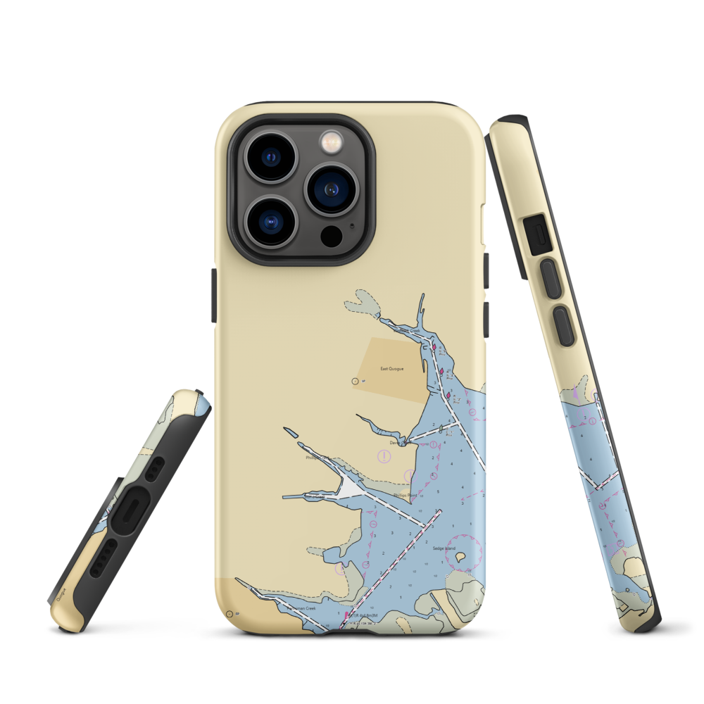 Hampton Marine Center (Holtsville, NY) NOAA Chart  Tough iPhone Case iPhone 13 Pro model shown