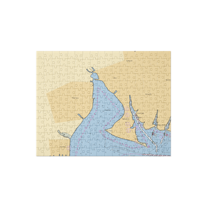 Colonial Shores Resort & Marina (Holtsville, NY) NOAA Chart Jigsaw Puzzle