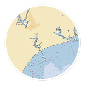 Strong's Marine: Mattituck Bay (Holtsville, NY) NOAA Chart Sticker