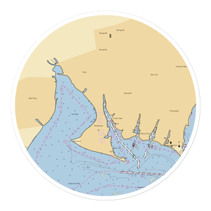 Hampton Landing (Holtsville, NY) NOAA Chart Sticker