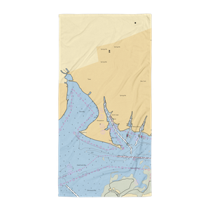 Ponquogue Power Sports Marina (Holtsville, NY) NOAA Chart Towel