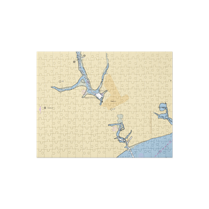 Strong's Water Club & Marina (Holtsville, NY) NOAA Chart Jigsaw Puzzle