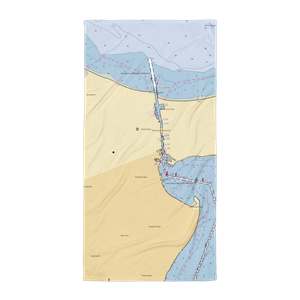 Spellman's Marine (Holtsville, NY) NOAA Chart Towel