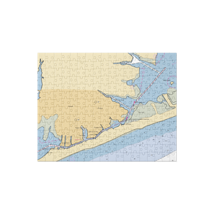 Shinnecock Yacht Club (Holtsville, NY) NOAA Chart Jigsaw Puzzle