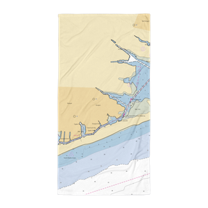 Shinnecock Yacht Club (Holtsville, NY) NOAA Chart Towel