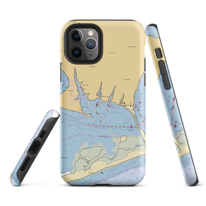 Hampton Bays Yacht Club (Holtsville, NY) NOAA Chart  Tough iPhone Case