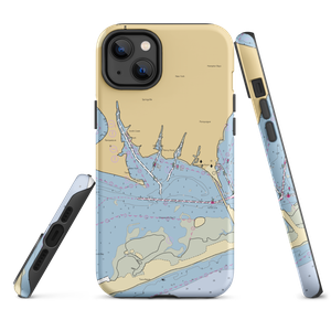 Hampton Bays Yacht Club (Holtsville, NY) NOAA Chart  Tough iPhone Case