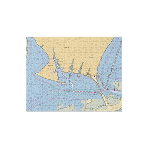 Hampton Bays Yacht Club (Holtsville, NY) NOAA Chart Jigsaw Puzzle