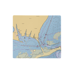 Ponquogue Marina (Holtsville, NY) NOAA Chart  Gaming Mouse Pad