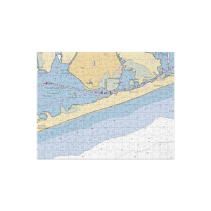 The Ocean Resort at Bath and Tennis (Holtsville, NY) NOAA Chart Jigsaw Puzzle