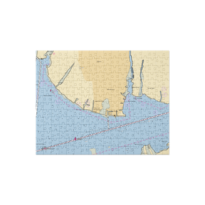 Westhampton Yacht Squadron (Holtsville, NY) NOAA Chart Jigsaw Puzzle