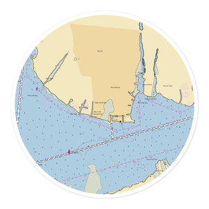 Westhampton Yacht Squadron (Holtsville, NY) NOAA Chart Sticker