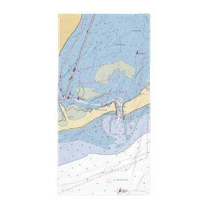 Soleau's Wharf & Marina (Holtsville, NY) NOAA Chart Towel