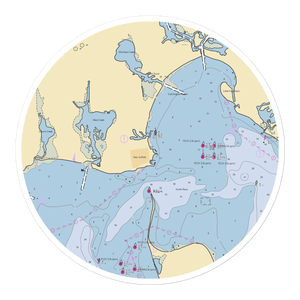 Shagwong Marina—New Suffolk (Holtsville, NY) NOAA Chart Sticker