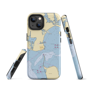 Old Cove Yacht Club (Holtsville, NY) NOAA Chart  Tough iPhone Case