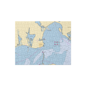 Old Cove Yacht Club (Holtsville, NY) NOAA Chart Jigsaw Puzzle