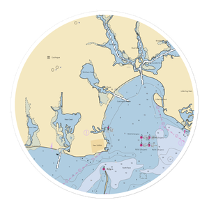 Shagwong Marina—Cutchogue (Holtsville, NY) NOAA Chart Sticker