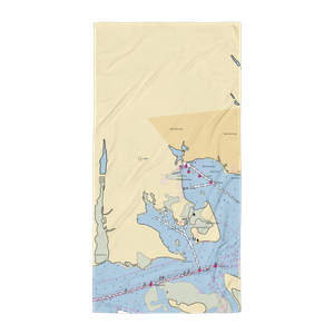 Swezey's Hart Cove Marina (Holtsville, NY) NOAA Chart Towel