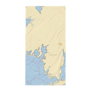 Strong's Southampton Shinnecock Bay Marina (Holtsville, NY) NOAA Chart Towel