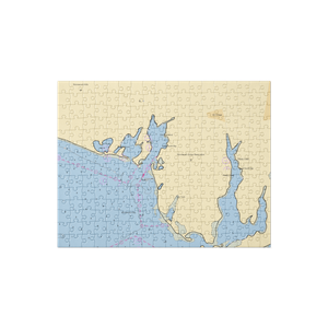 Southampton Yacht Club (Holtsville, NY) NOAA Chart Jigsaw Puzzle