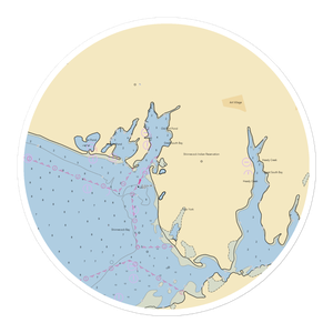 Southampton Yacht Club (Holtsville, NY) NOAA Chart Sticker