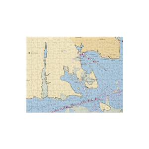 Silly Lily Fishing Station (Holtsville, NY) NOAA Chart Jigsaw Puzzle