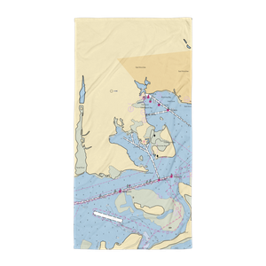 Moriches Boat & Motor (Holtsville, NY) NOAA Chart Towel