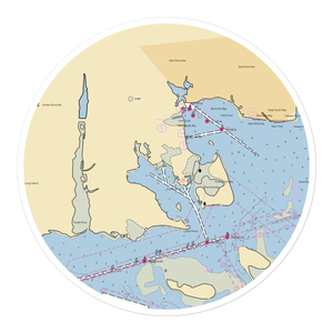 Moriches Boat & Motor (Holtsville, NY) NOAA Chart Sticker