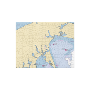 Strong's at Broadwaters Cove (Holtsville, NY) NOAA Chart Jigsaw Puzzle