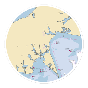 Strong's at Broadwaters Cove (Holtsville, NY) NOAA Chart Sticker